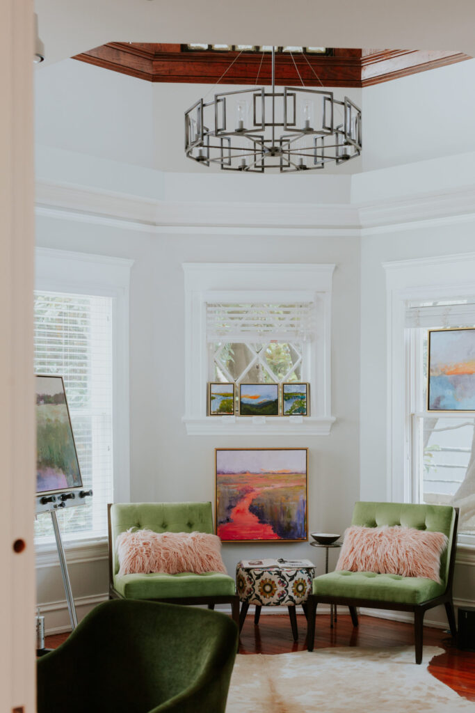 artist-studio-chandelier-historic-home-dilworth-studioworks-brand-photo-Charlotte