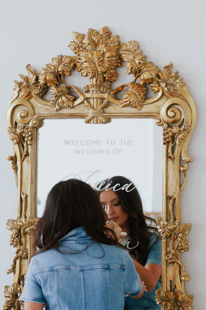 calligrapher-brand-photo-hand-lettering-mirror-wedding-sign-the-frame-charlotte